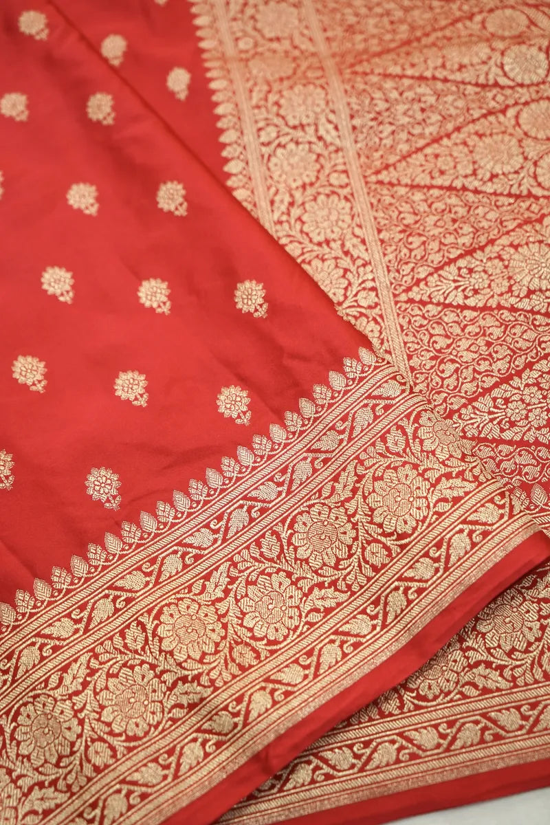 Royal Red Banarasi Silk Saree (RLSS-103)