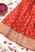 Royal Red Banarasi Silk Saree (RLSS-103)