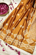 Royal Mustard Gold Banarasi Silk Saree ( RLSS -101 )