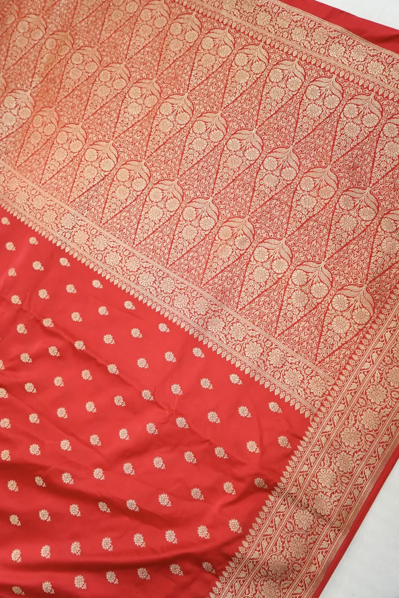 Royal Red Banarasi Silk Saree (RLSS-103)