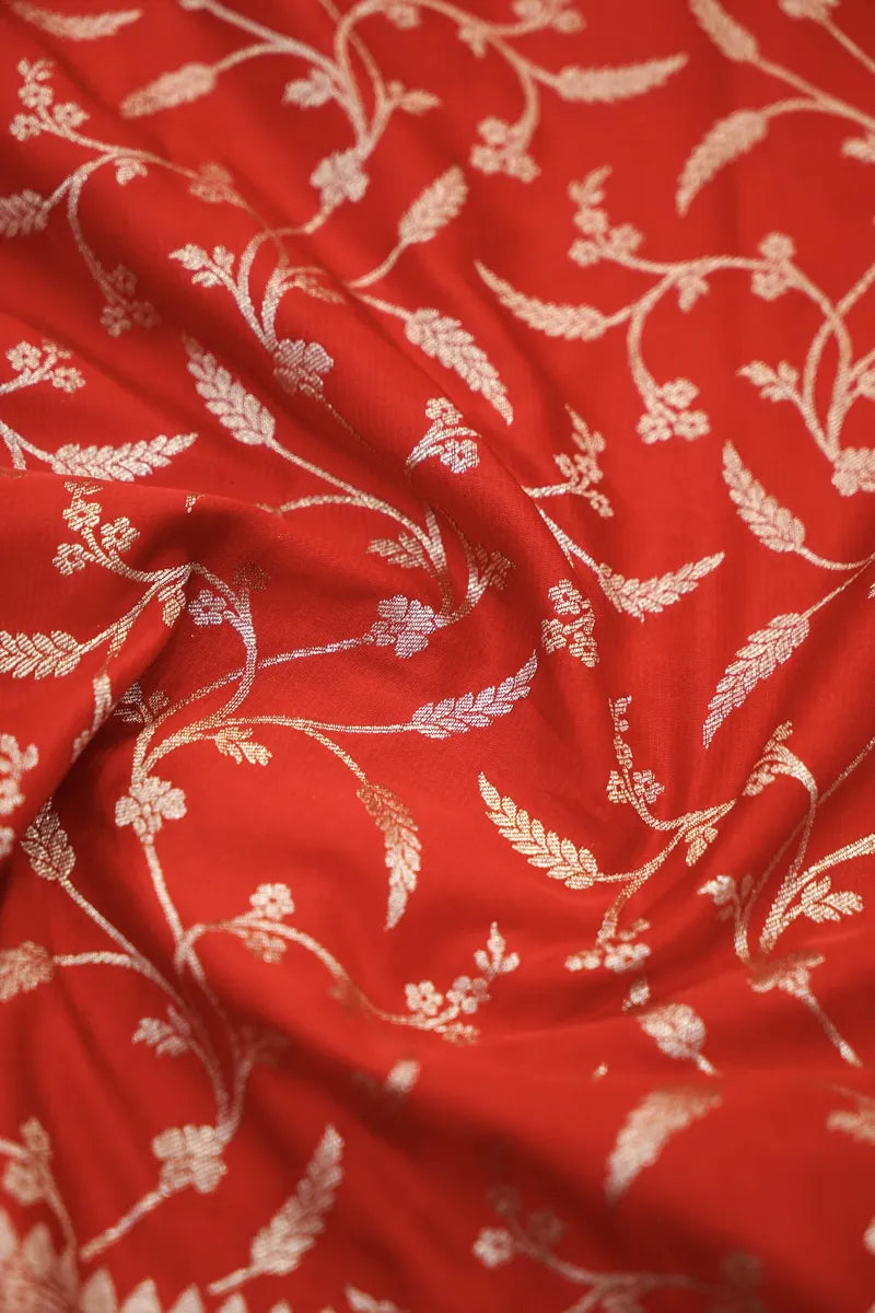 Royal Red Banarasi Silk Saree (RLSS-103)