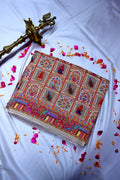 Designer Beige Banarasi Pashmeena Silk Saree with Intricate Floral & Peacock Motifs(RLSS-223)